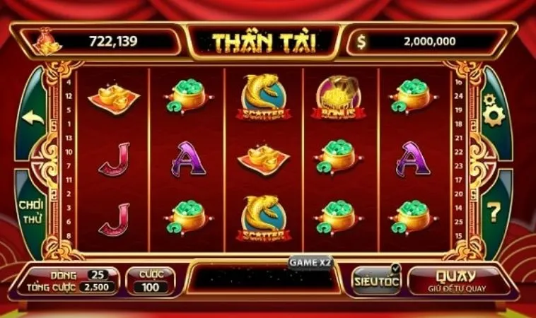 Các biểu tượng trong game Nổ Hũ Thần Tài